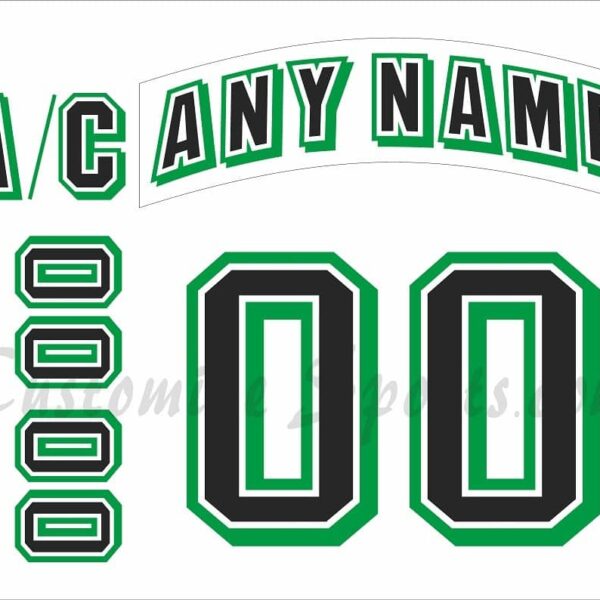 NCAA North Dakota Customized Number Kit For 2004-2006 White Hockey Jersey