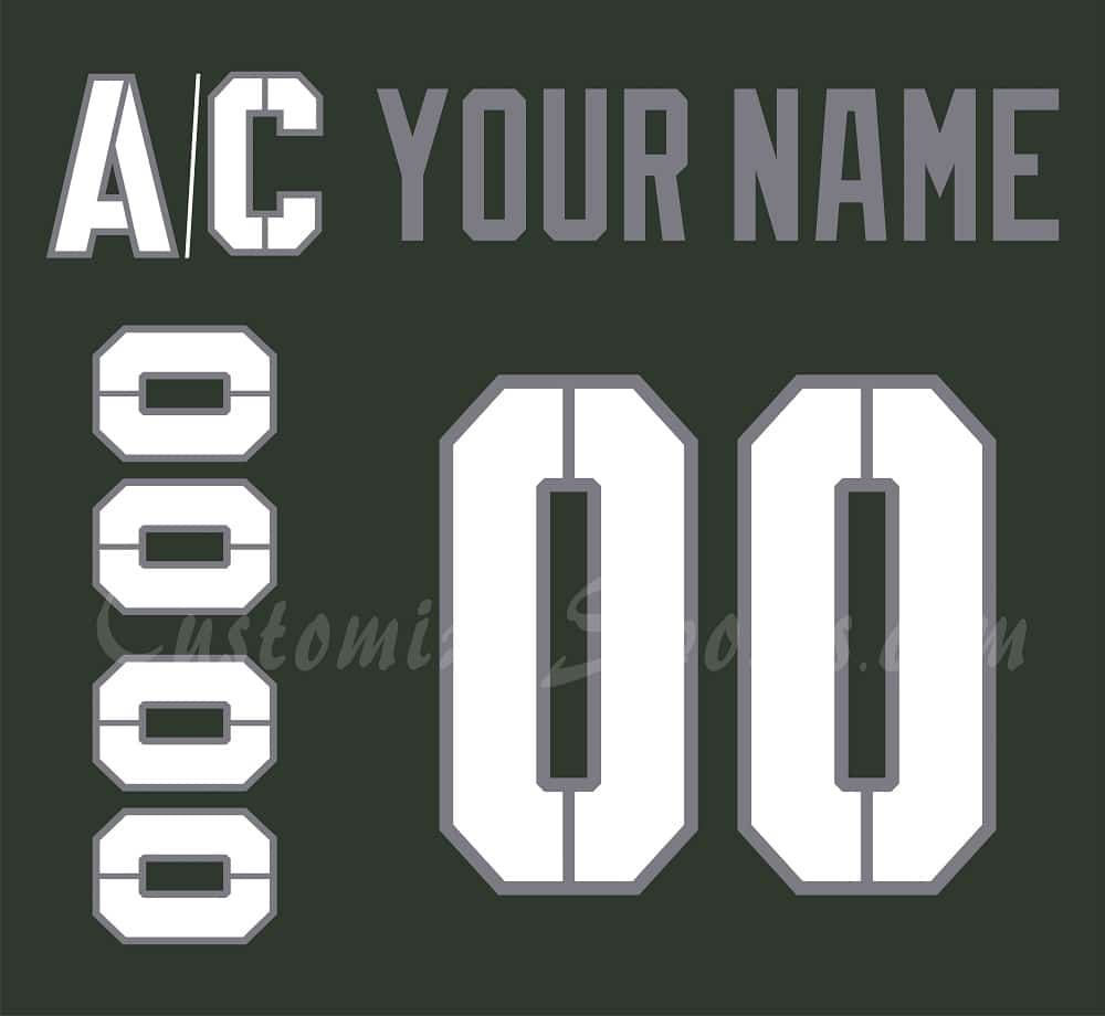 New York Rangers Customized Number Kit For 2019 Military Appreciation Jersey