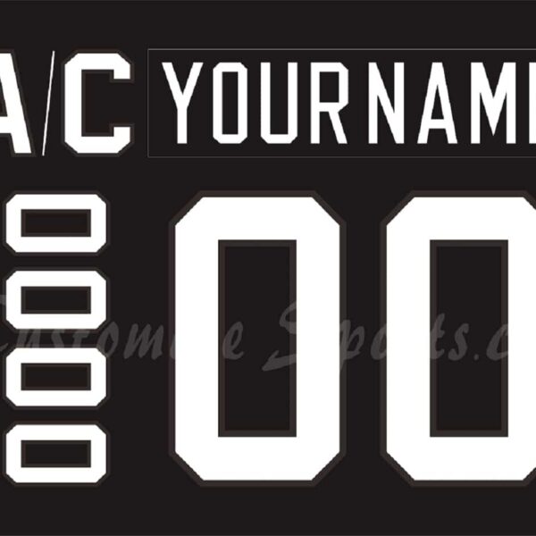 NCAA Northeastern Huskies Customized Number Kit For 2019 Black Hockey Jersey