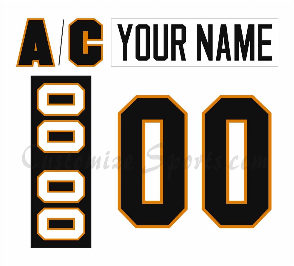 Quad City Mallards Customized Number Kit for 2016-2017 White Jersey