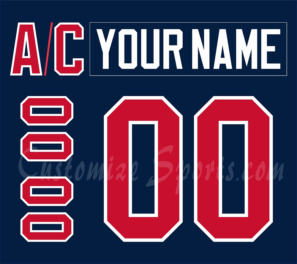 Regina Pats Customized Number Kit For 2015-Present Away Jersey