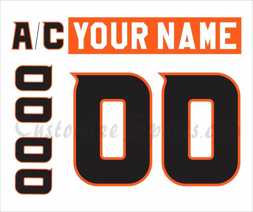 San Francisco Bulls Customized Number Kit for 2014-Present Home Jersey