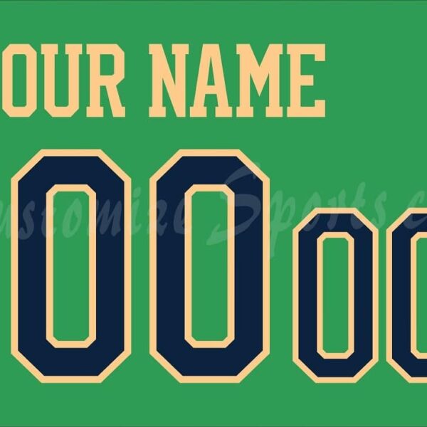 NCAA Notre Dame Customized Number Kit For 2016-2017 Basketball Jersey