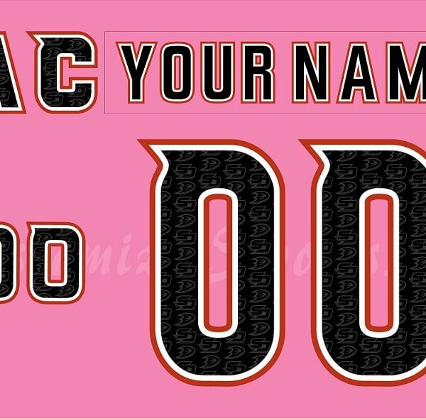 San Diego Gulls Customized Number Kit For 2019 Pink Jersey