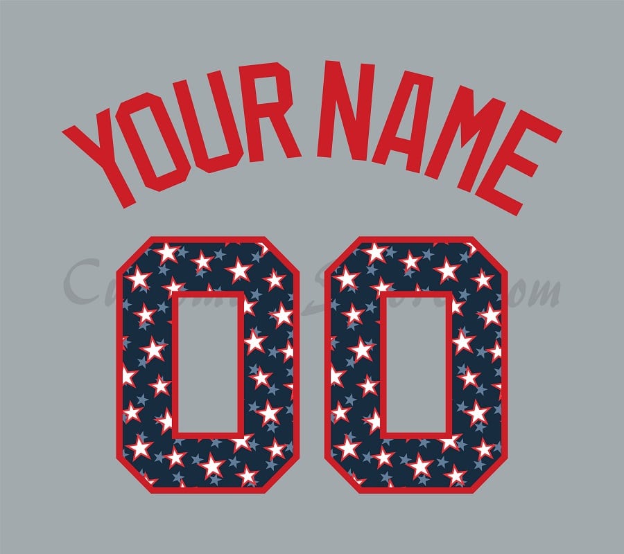 Baseball San Francisco Giants Customized Number Kit for 2015 Independence day Jersey