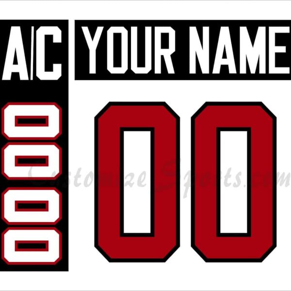 IIHF Team Canada WJC Customized Number Kit for 2016-2022 White Hockey Jersey