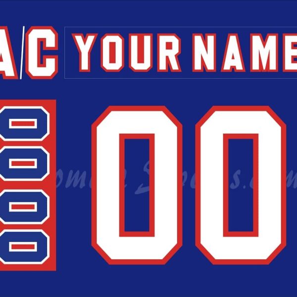 IIHF Team USA Customized Number Kit for 1984 Navy Olympic Hockey Jersey