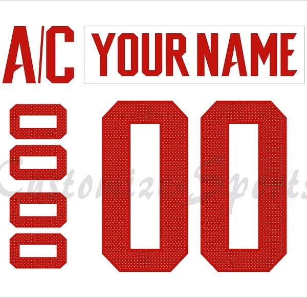 WCH Team Canada Customized Number Kit for 2016 White Jersey