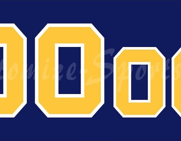 NCAA Navy Midshipmen Customized Number Kit for 1983-1987 Navy Basketball Jersey