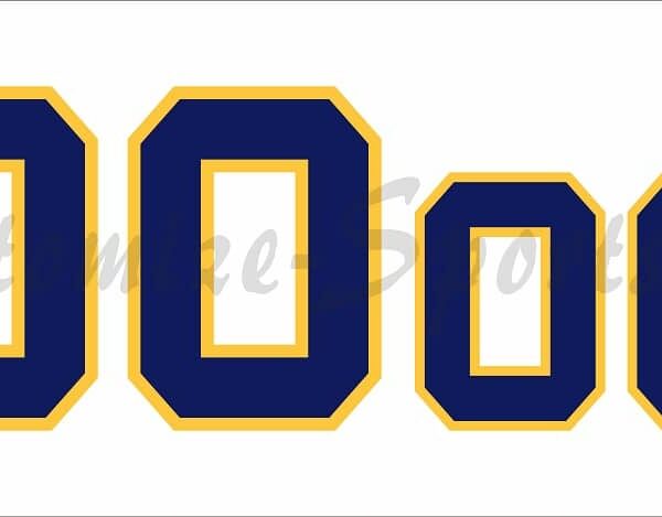 NCAA Navy Midshipmen Customized Number Kit for 1983-1987 White Basketball Jersey