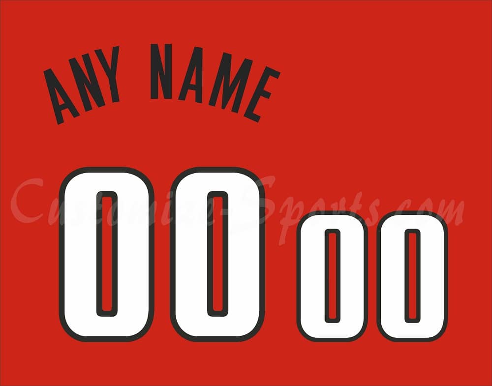 NCAA university of Nevada Las Vegas Customized Number Kit for 2013 Red Jersey