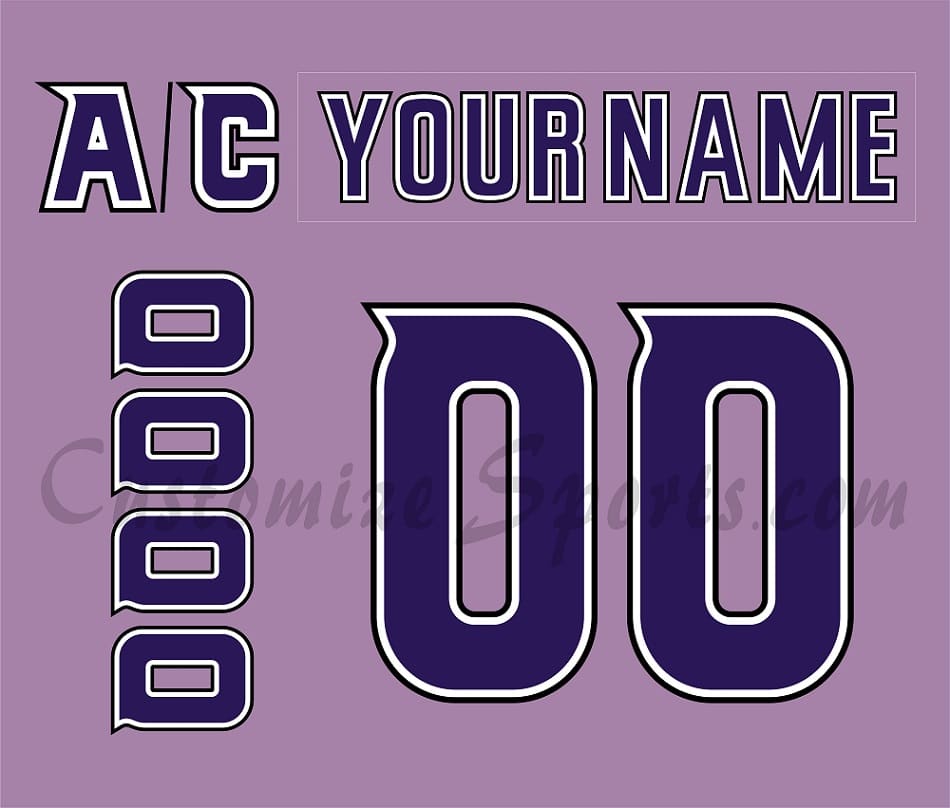 Anaheim Ducks Customized Number Kit For 2011-2012 HFC Jersey