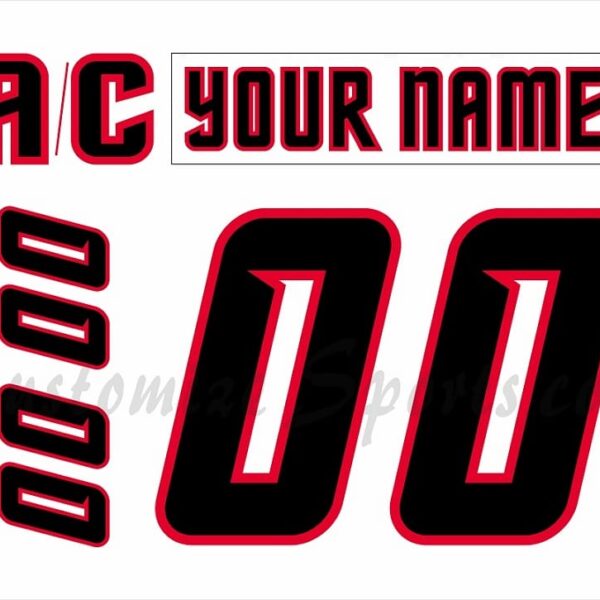 Cincinnati Cyclones Customized Number Kit for 2006-2014 Home Jersey