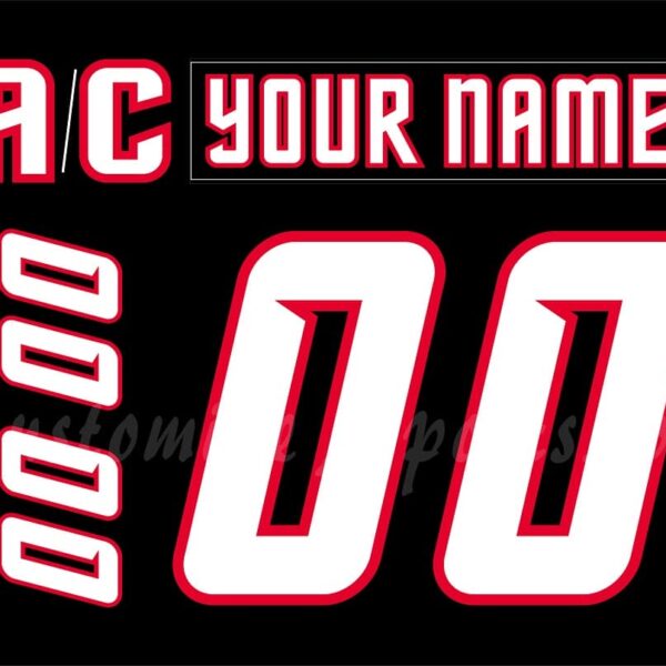 Cincinnati Cyclones Customized Number Kit for 2013-2014 3rd Jersey