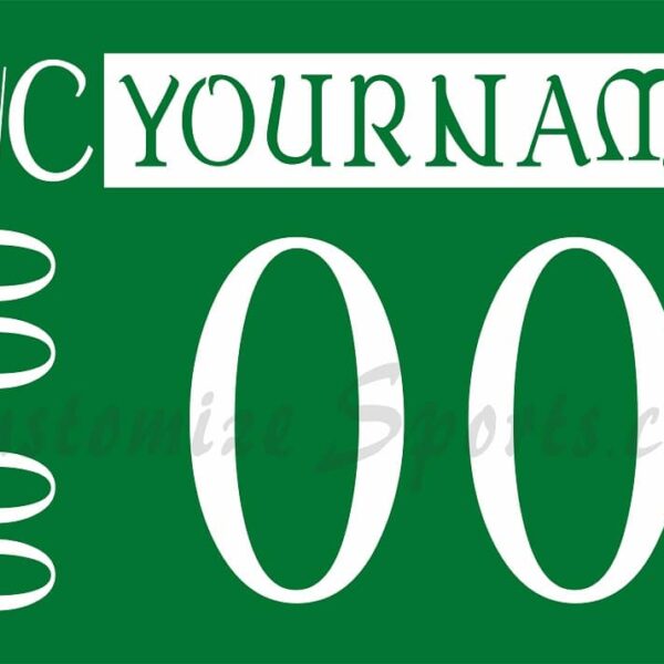 Cincinnati Cyclones Customized Number Kit for 2023 St Patrick's Day Jersey