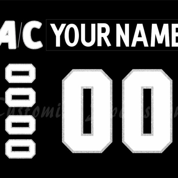 Manchester Monarchs Customized Number Kit For 2014-2015 Away Jersey