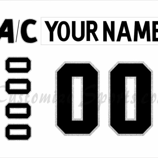 Manchester Monarchs Customized Number Kit For 2014-2015 Home Jersey
