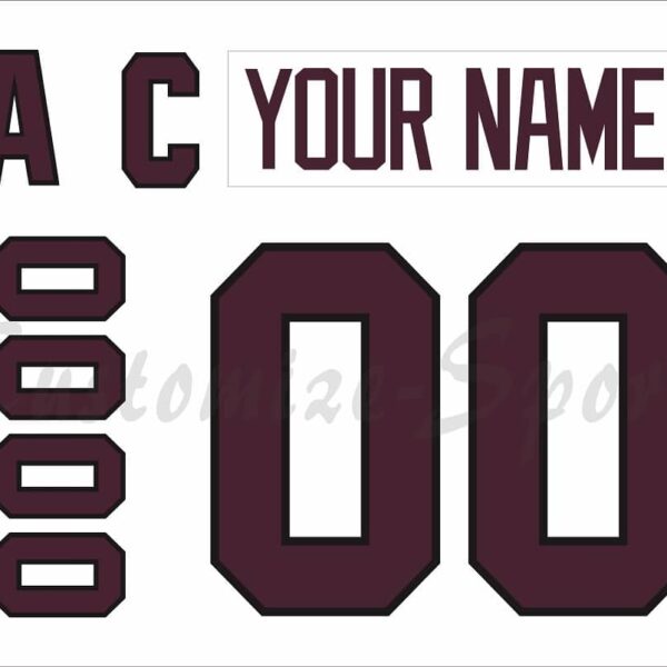 NCAA Union College Customized Number Kit for 2013-2014 White Hockey Jersey