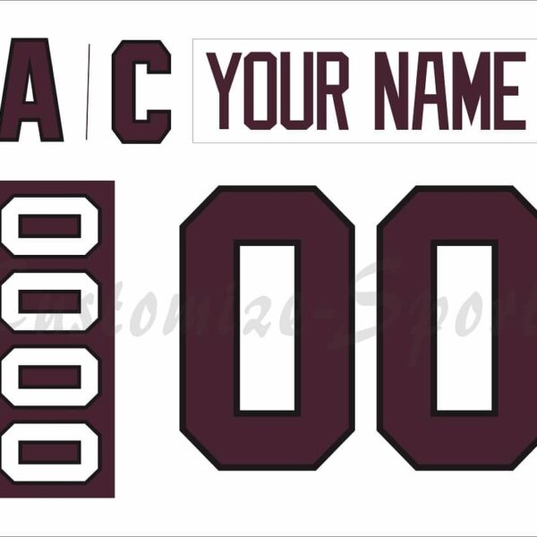 NCAA Union College Customized Number Kit for 2021-2022 White Hockey Jersey