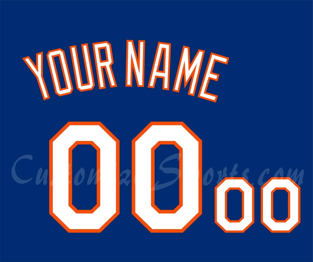Baseball New York Mets Customized Number Kit for 2012 Hispanic Heritage Jersey
