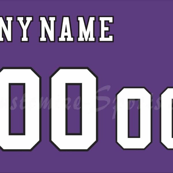 NCAA Pickerington Tigers Customized Number Kit for 2014 Hockey Jersey