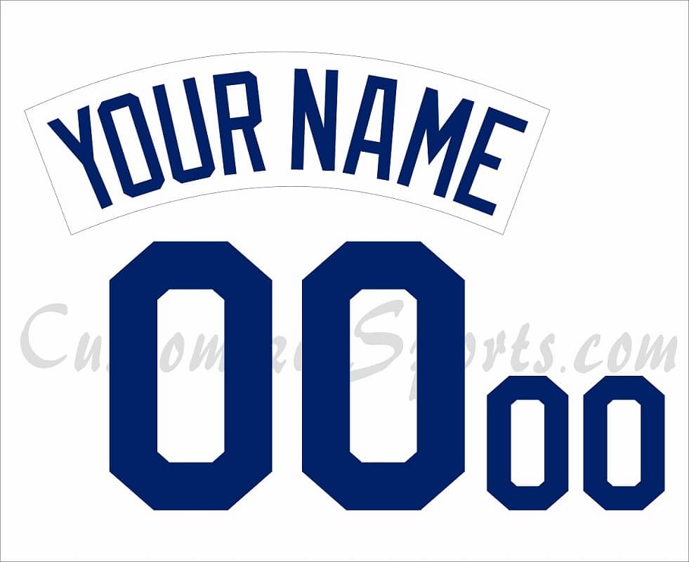 Baseball Seattle Mariners Customized Number Kit for 1986-1992 Home White Jersey