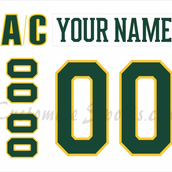 NCAA University of Vermont Customized Number Kit for 2020-2022 White Hockey Jersey