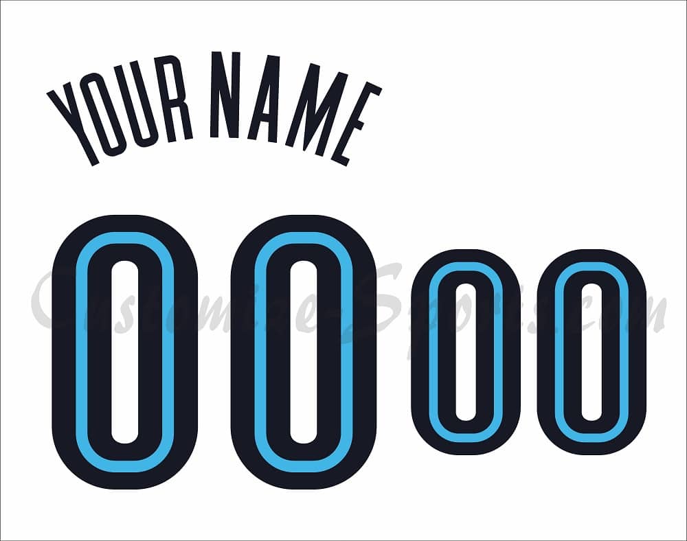 NCAA Villanova Wildcats Customized Number Kit For 2005-2007 White Basketball Jersey