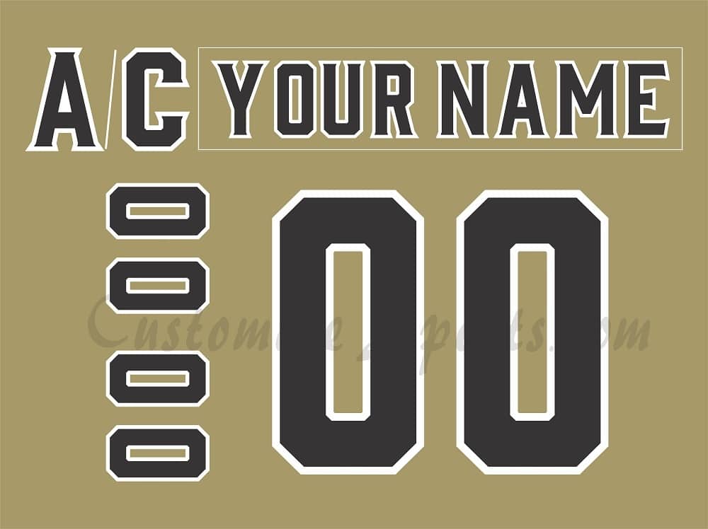 Newfoundland Growlers Customized Number Kit for 2021-Present 3rd Jersey
