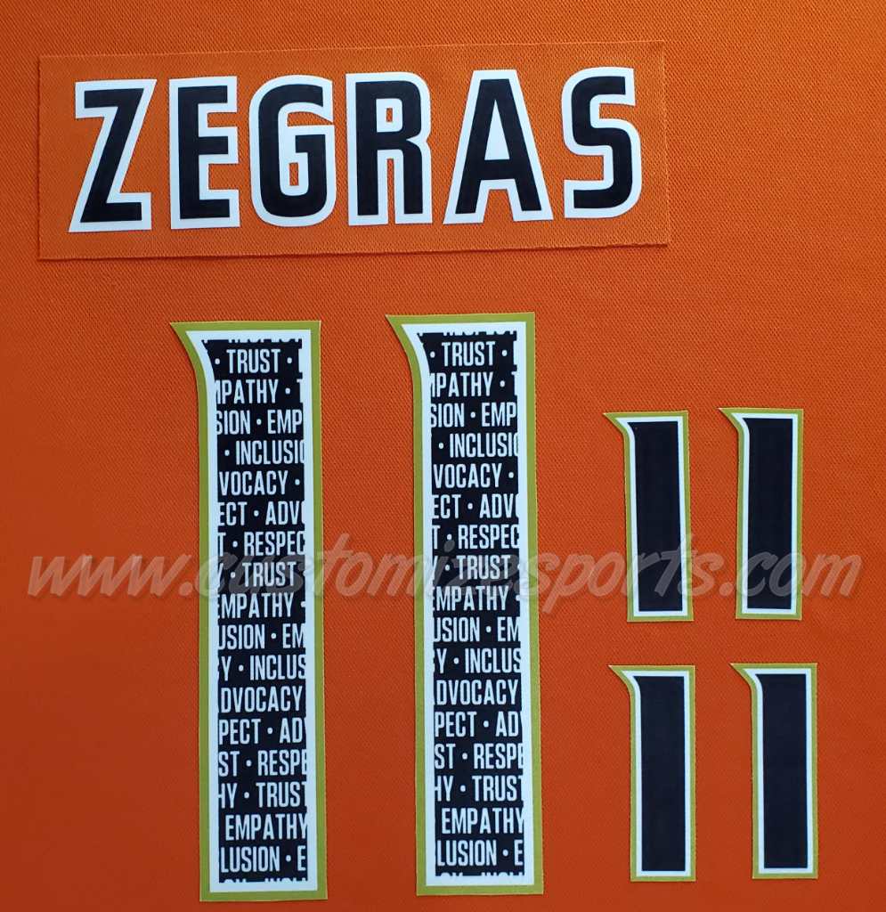 Anaheim Ducks Customized Number Kit for 2023 Orangewood Jersey - Image 2