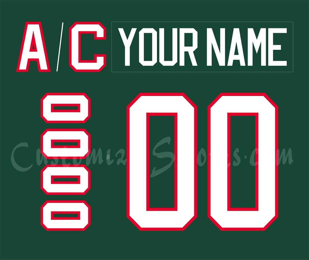 Halifax Mooseheads Customized Number Kit For 2012-Present 3rd Jersey