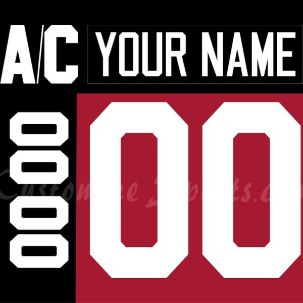 NCAA Harvard University Customized Number Kit for 2019 3rd Hockey Jersey