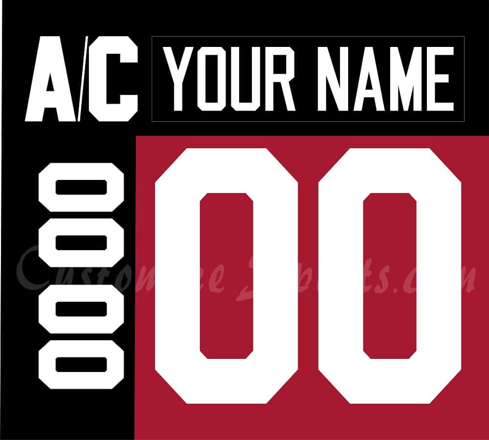 NCAA Harvard University Customized Number Kit for 2019 3rd Hockey Jersey