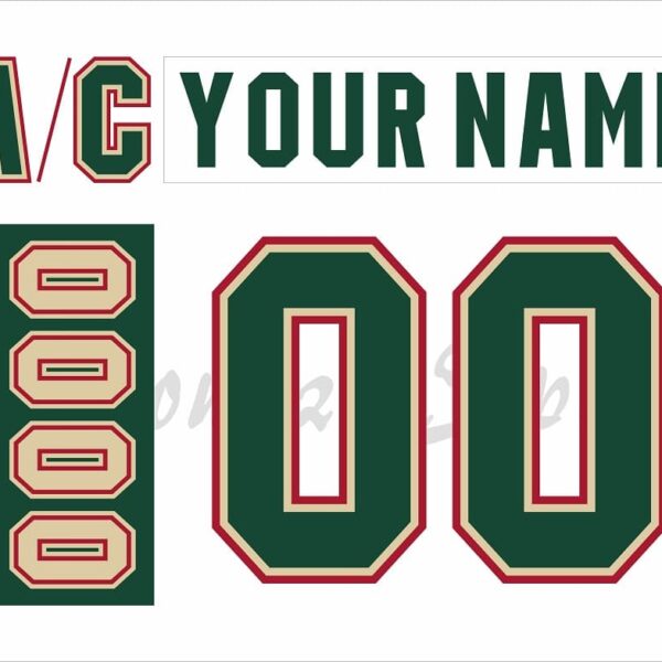 Houston Aeros Customized Number Kit for 2010-2011 Home Jersey