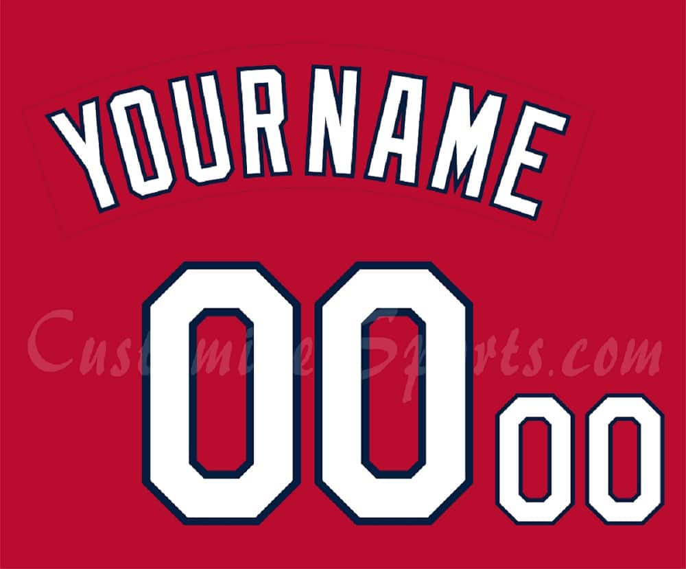 Baseball Minnesota Twins Customized Number Kit for 1997 Red Alternate Jersey