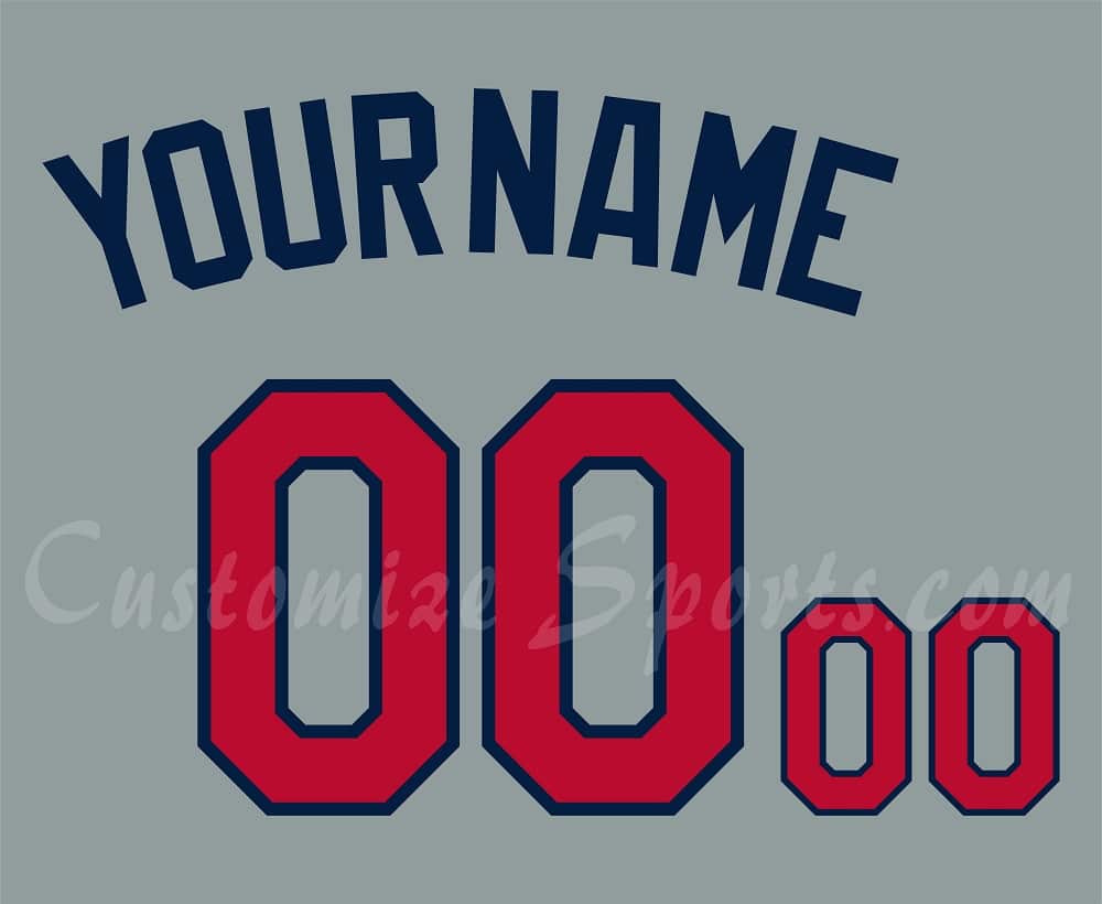 Baseball Minnesota Twins Customized Number Kit for 2010-2015 Road Jersey