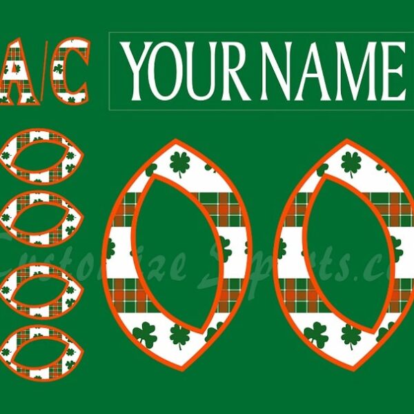 San Diego Gulls Customized Number Kit For 2023 St Patrick's Day Jersey