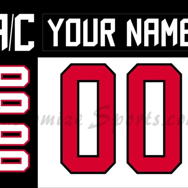 IIHF Team Canada Customized Number Kit for 2021 White Hockey Jersey