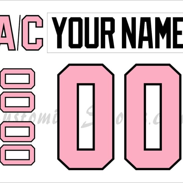 Texas Stars Customized Number Kit for 2010-2011 White Jersey