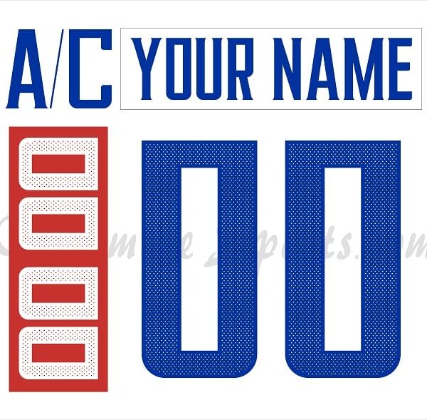 WCH Team Czech Republic Customized Number Kit For 2016 White Jersey