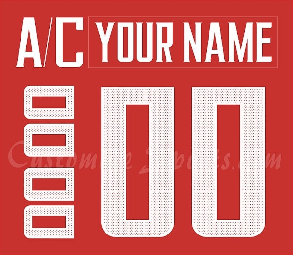 WCH Team Czech Republic Customized Number Kit For 2016 Red Jersey