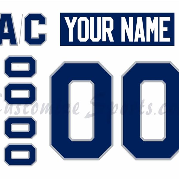Worcester Railers Customized Number Kit for 2017-Present White Jersey