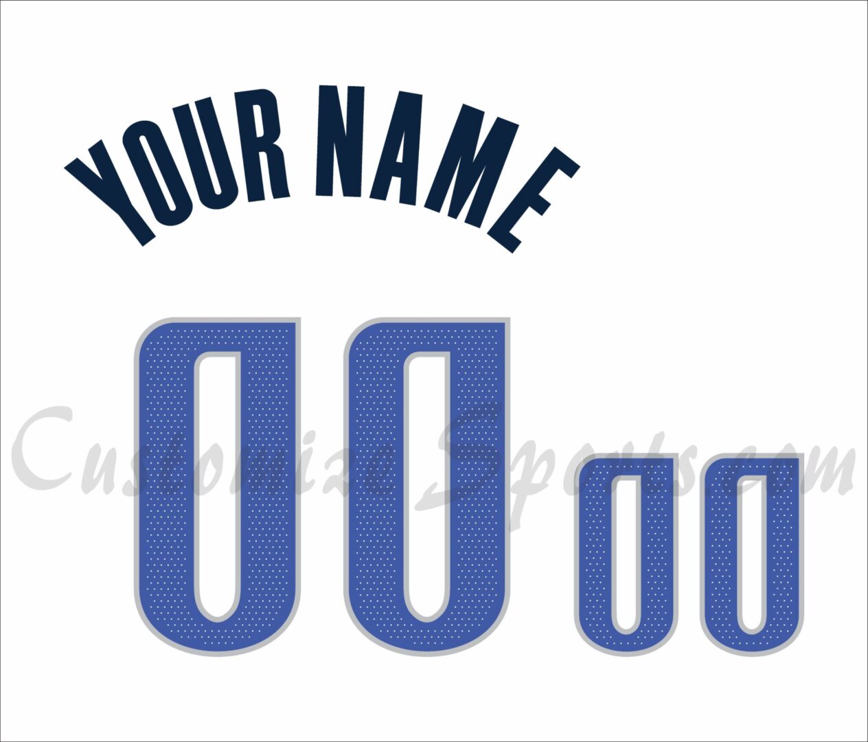 Basketball Dallas Mavericks Customized Number Kit for 2017-Present Association Edition Jersey