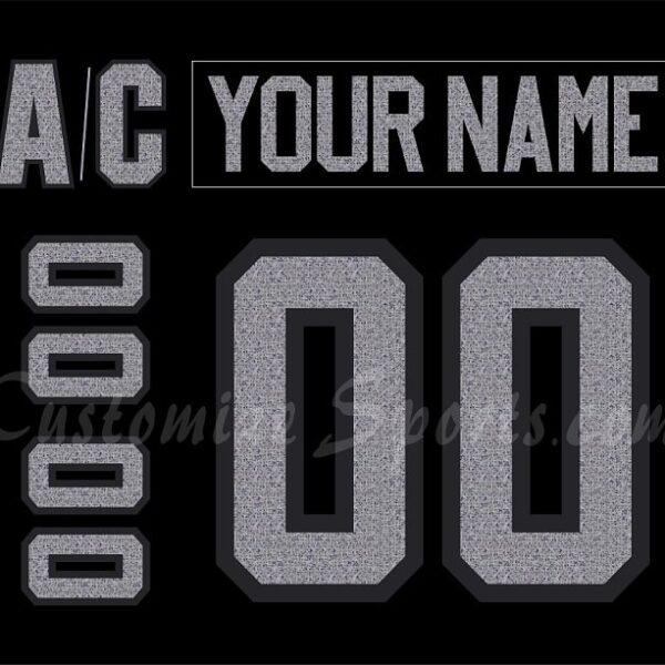 Henderson Silver Knights Customized Number Kit for 2023 Military Jersey