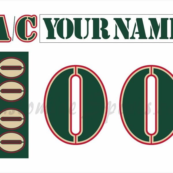 Houston Aeros Customized Number Kit for 2004-2005 White Jersey