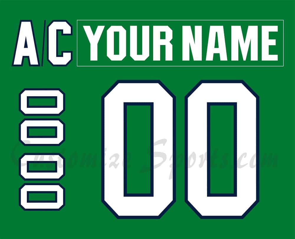 Maine Mariners Customized Number Kit for 2022-Present Home Jersey