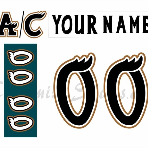 Manitoba Moose Customized Number Kit For 2007-2011 Home Jersey