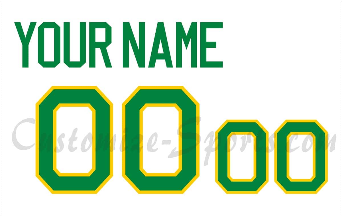 Baseball Oakland Athletics Customized Number Kit for 1970-1971 Home White Jersey