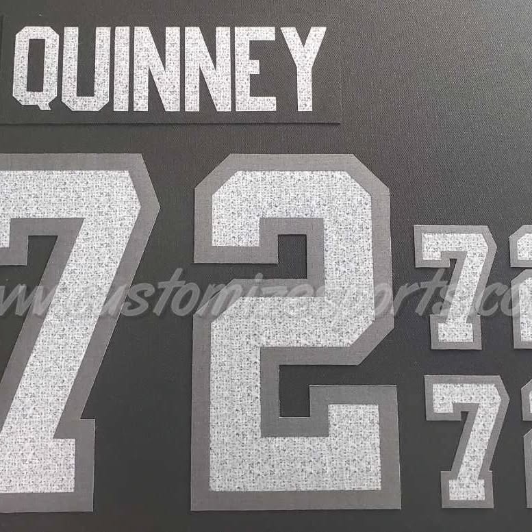 Henderson Silver Knights Customized Number Kit for 2023 Military Jersey - Image 4