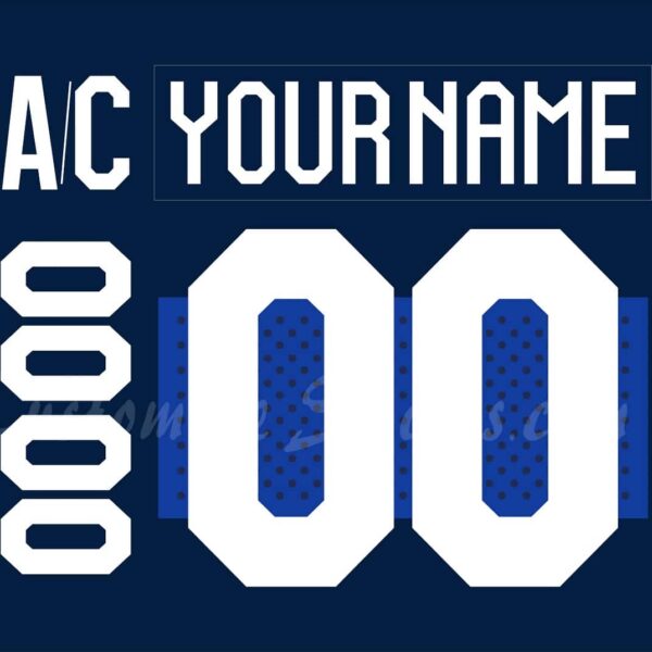 IIHF Team Finland Customized Number Kit for 2022 Away Hockey Jersey